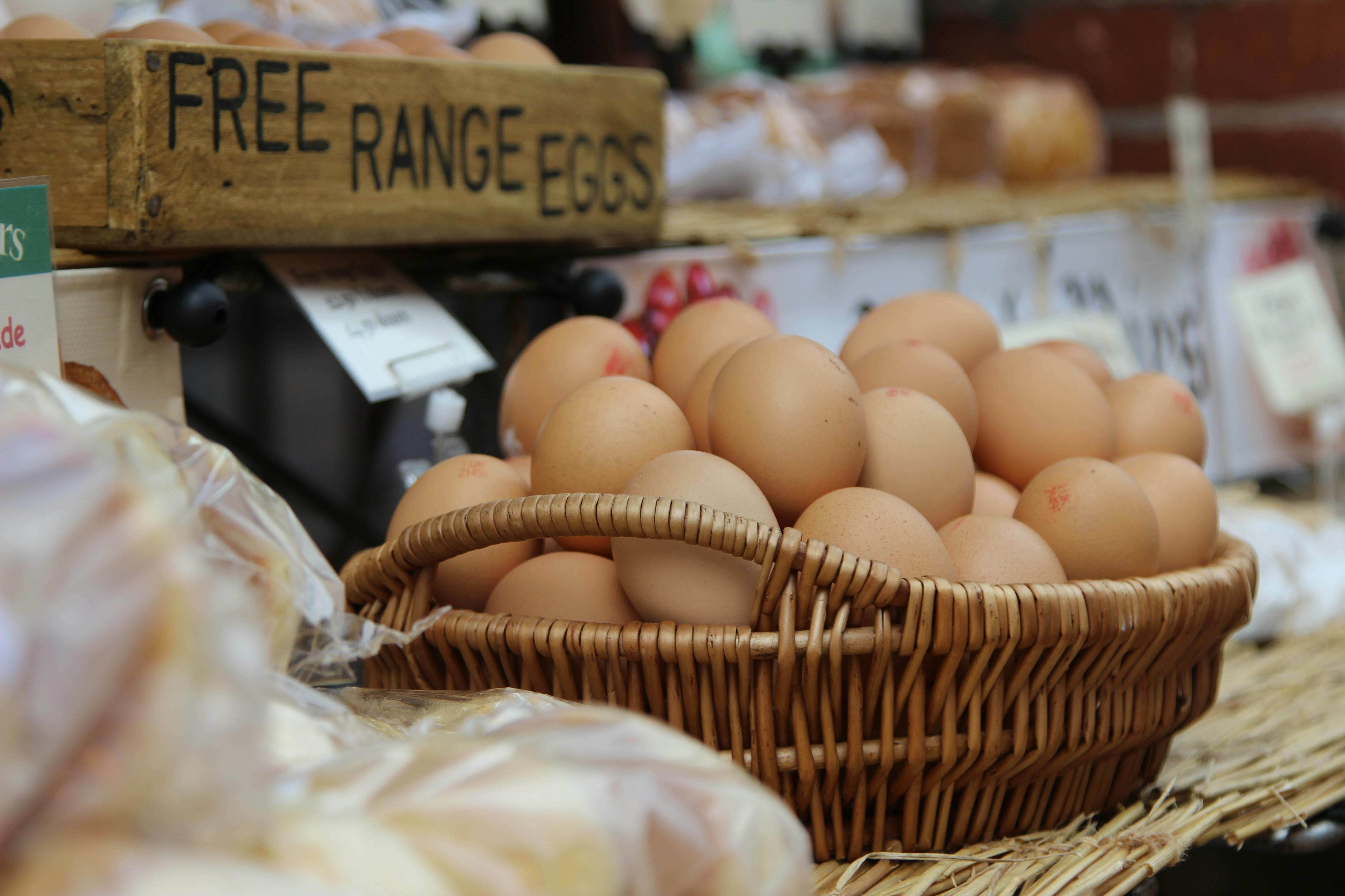 Photo by Julian Schwarzenbach: https://www.pexels.com/photo/brown-eggs-in-brown-wicker-basket-2764163/